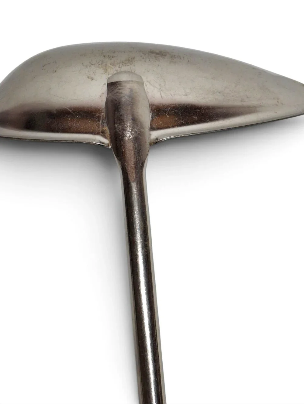 Vintage Green Ladle Wood Handle 1930s Tear Drop Bowl Farmhouse Kitchen Decor